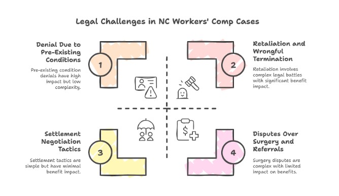 Legal Problems You Might Face In an NC Workers’ Comp Case