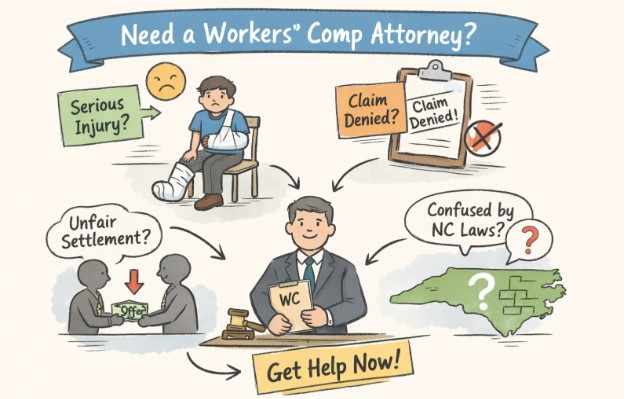 5 Signs It’s Time to Hire a Workers’ Comp Attorney in NC
