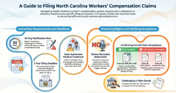 How Do I File a Workers’ Compensation Claim in North Carolina — Step by Step?